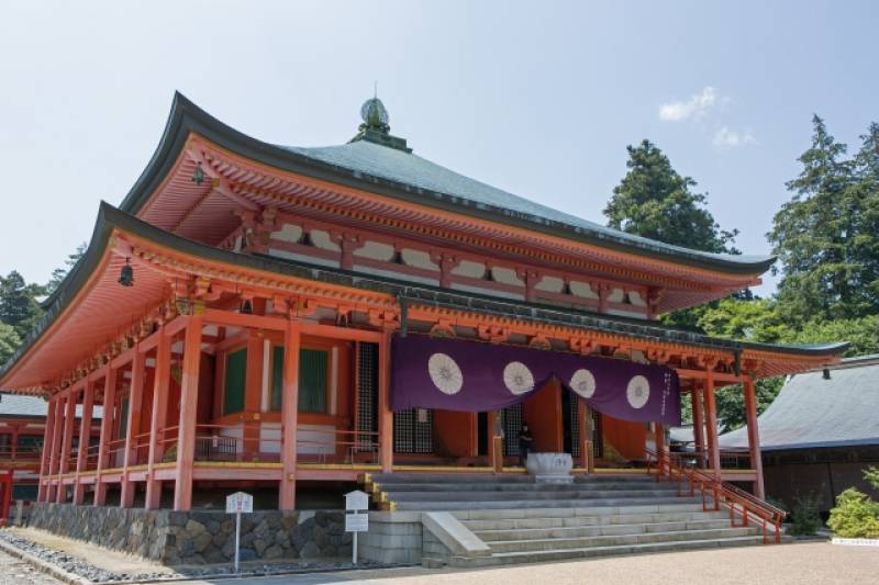 Shiga-ken - Districts / Prefectures - Hieizan Enryakuji temple - traditional temple - 2nd picture/image