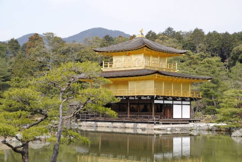 Kyoto - Districts / Prefectures - Kinkakuji (Golden) temple - temple covered with gold - 2nd picture/image