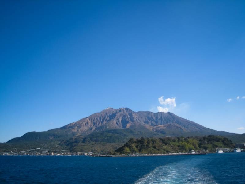 Kagoshima-ken - Districts / Prefectures - Sakurajima island - beatiful and active volcanic island - 1st picture/image