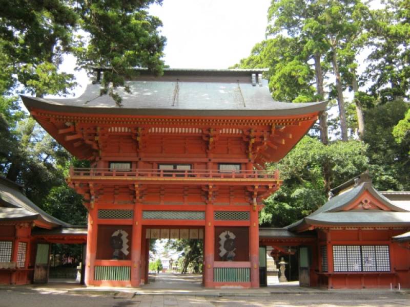 Ibaraki-ken - Districts / Prefectures - Kashima Jingu - traditional big shrine - 1st picture/image